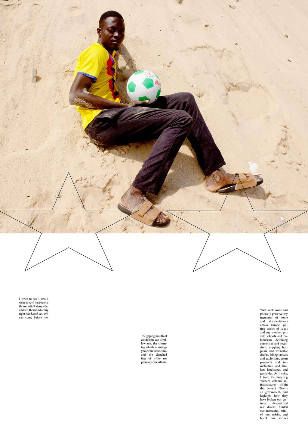 Margin - A two paged double sided A2 Poster Zine